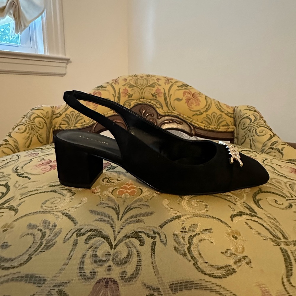 Black Suede heels